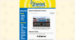 Desktop Screenshot of funstufrentals.com